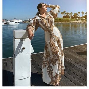Maxi long sleeve dress
